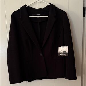 Kensie Women's Black Textured Blazer